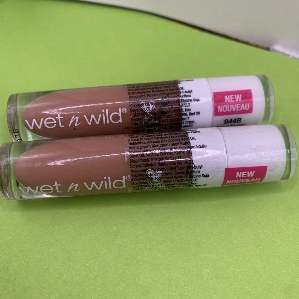 2 Sealed Wet N Wild Megalast LIQUID CATSUIT High Shine Lipstick 944B Send Nudes
